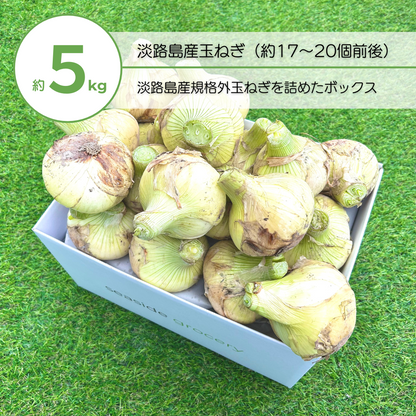 淡路島産規格外玉ねぎボックス約5kg Mサイズ - seaside grocery（シーサイドグロサリー）