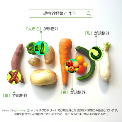 【サブスク（定期購入）】淡路島産規格外野菜ボックス - Mサイズ（2～3人向け）