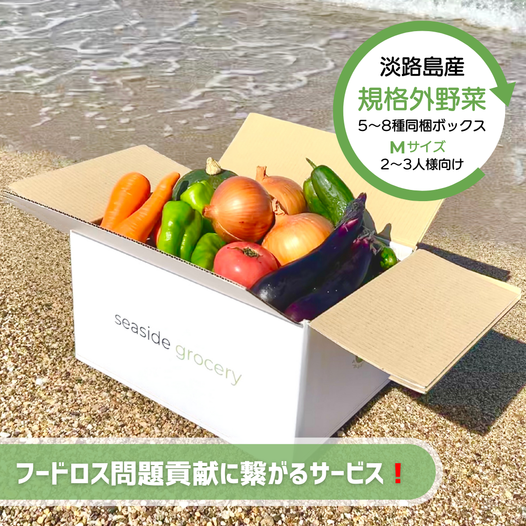 淡路島産規格外野菜ボックスMサイズ - seaside grocery（シーサイドグロサリー）