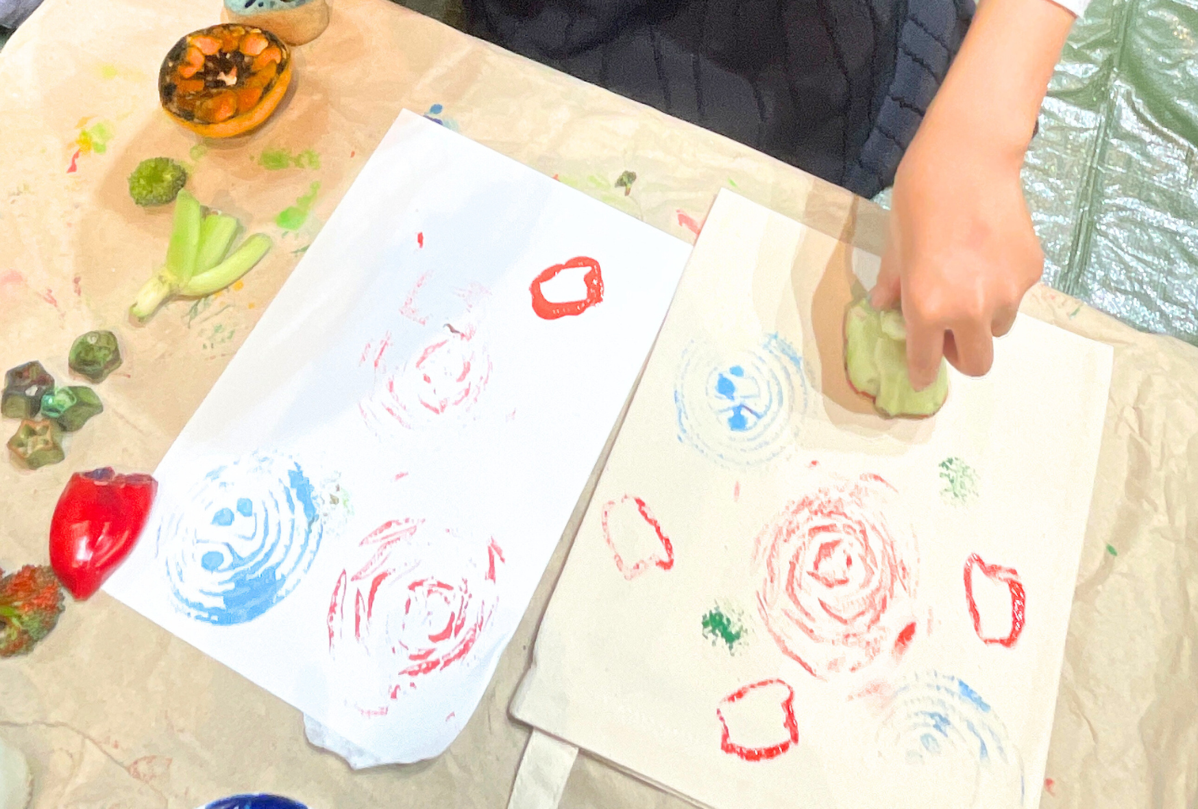 淡路島産規格外野菜を使った野菜スタンプイベント - seaside grocery(シーサイドグロサリー)